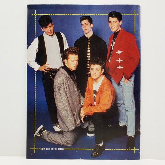 Pop Shots New Kids on Block Magazine Fresh Prince Paula Abdul Aug. 1990 Unread - Picture 5 of 10